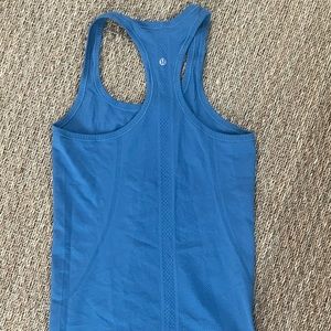 Blue Swiftly Tech Racerback tank